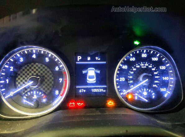 5NPD84LF4LH583259 2020 HYUNDAI ELANTRA White Widok zestawu wskaźników