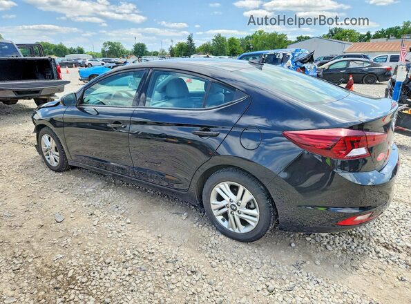 5NPD84LF4LH584041 2020 HYUNDAI ELANTRA Black Հետևի ձախ