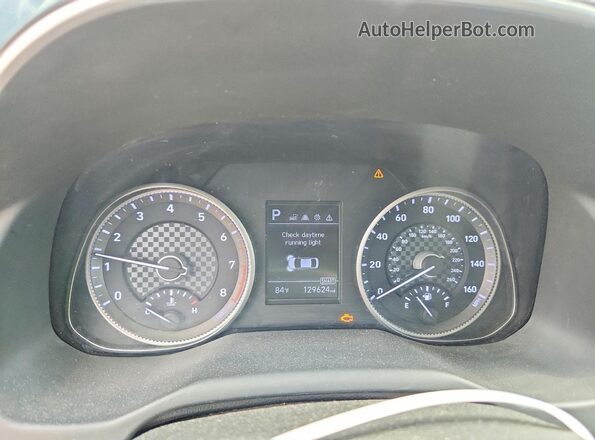5NPD84LF4LH584041 2020 HYUNDAI ELANTRA Black Սարքավորումների վահանակի տեսք