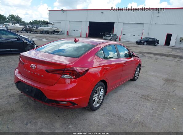 5NPD84LF4LH592785 2020 HYUNDAI ELANTRA Red Tył prawy