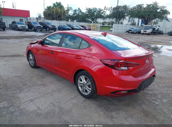 5NPD84LF4LH592785 2020 HYUNDAI ELANTRA Red Tył lewy