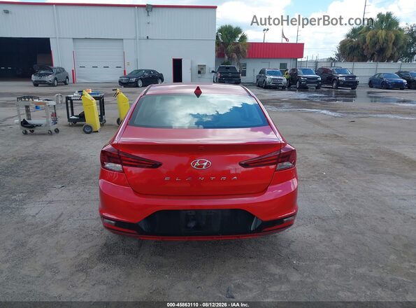 5NPD84LF4LH592785 2020 HYUNDAI ELANTRA Red 