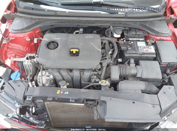 5NPD84LF4LH592785 2020 HYUNDAI ELANTRA Red Widok z tyłu
