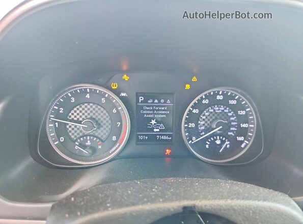 5NPD84LF4LH594956 2020 HYUNDAI ELANTRA Черный Вид щитка приборов