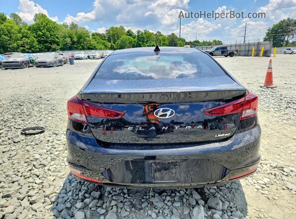 5NPD84LF4LH595685 2020 HYUNDAI ELANTRA Black Rear view