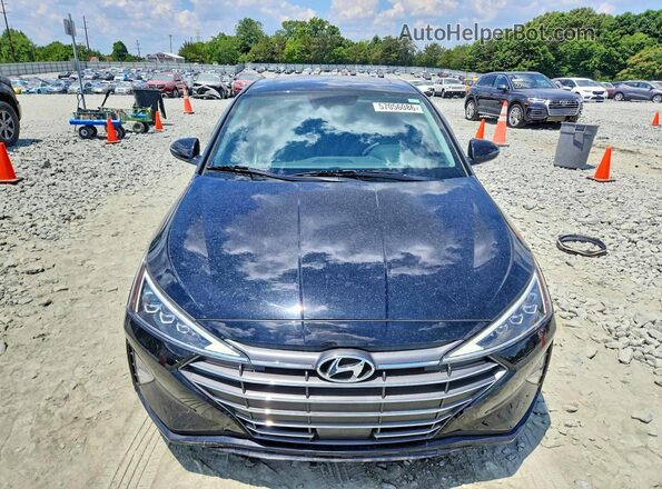 5NPD84LF4LH595685 2020 HYUNDAI ELANTRA Black Front view