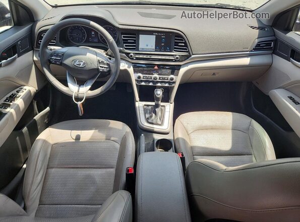 5NPD84LF4LH595685 2020 HYUNDAI ELANTRA Black Dashboard view