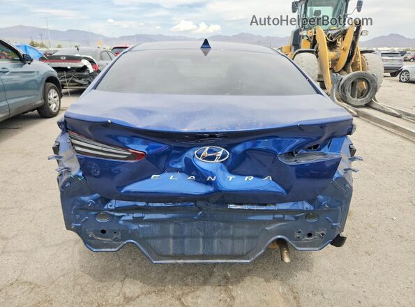 5NPD84LF4LH599090 2020 HYUNDAI ELANTRA Синий Вид сзади