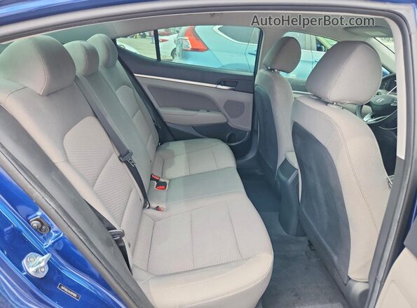 5NPD84LF4LH599090 2020 HYUNDAI ELANTRA Синий Вид задних сидений