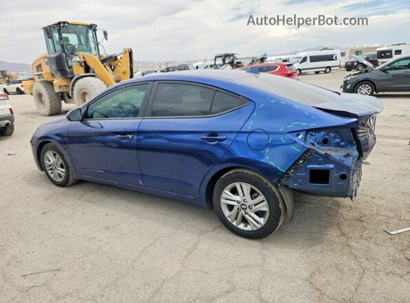 5NPD84LF4LH599090 2020 HYUNDAI ELANTRA Синий Задняя левая четверть