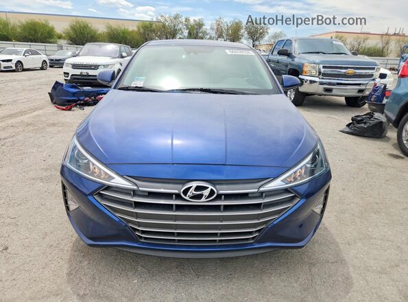 5NPD84LF4LH599090 2020 HYUNDAI ELANTRA Синий Вид спереди