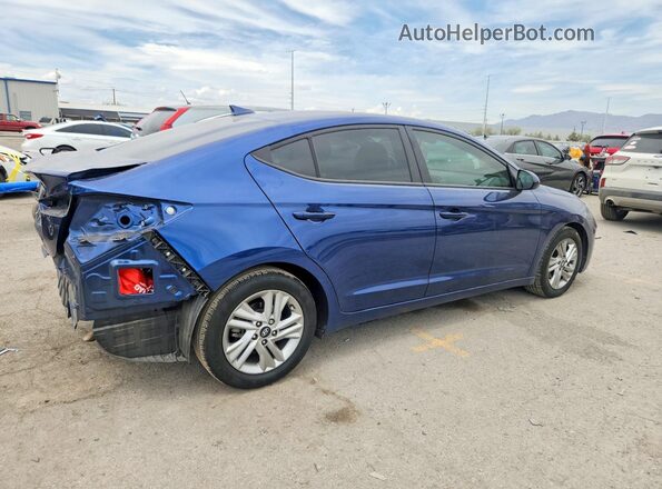 5NPD84LF4LH599090 2020 HYUNDAI ELANTRA Синий Задняя правая четверть