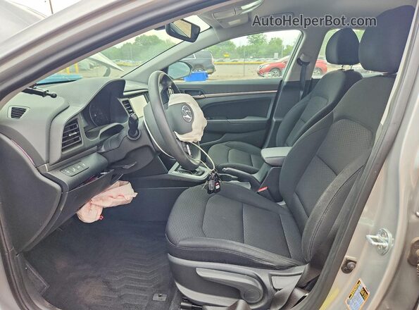 5NPD84LF4LH600447 2020 HYUNDAI ELANTRA Gray Սալոնի դիմացի տեսք