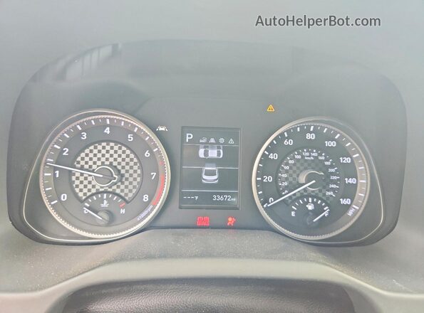 5NPD84LF4LH600447 2020 HYUNDAI ELANTRA Gray Սարքավորումների վահանակի տեսք