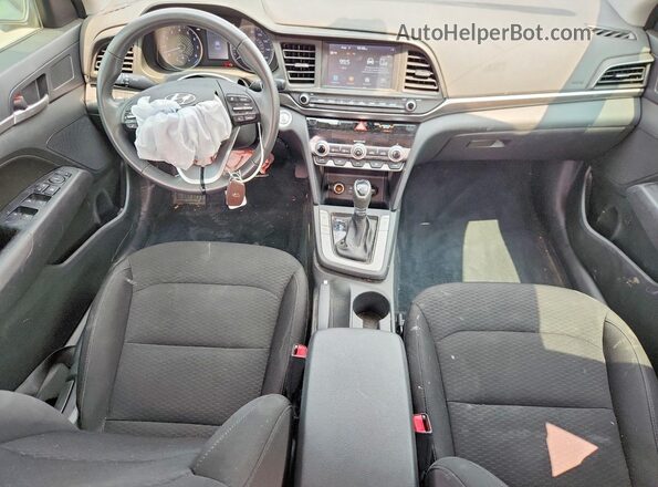 5NPD84LF4LH604482 2020 HYUNDAI ELANTRA Gray Առջևի վահանակի տեսք