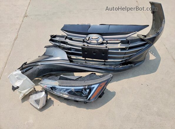 5NPD84LF4LH604482 2020 HYUNDAI ELANTRA Gray Շարժիչի բաժամունքի տեսք
