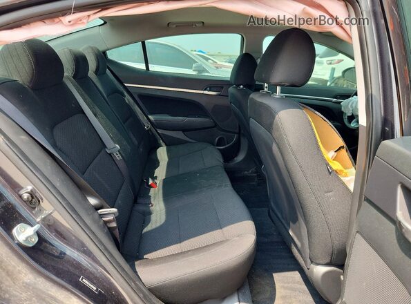 5NPD84LF4LH604482 2020 HYUNDAI ELANTRA Gray Հետևի նստատեղերի տեսք