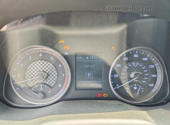5NPD84LF4LH604482 2020 HYUNDAI ELANTRA Gray Սարքավորումների վահանակի տեսք