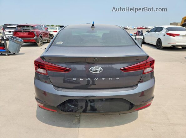 5NPD84LF4LH604482 2020 HYUNDAI ELANTRA Gray Հետևի տեսք