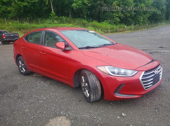 5NPD84LF5HH003623 2017 HYUNDAI ELANTRA Red Առջևի աջ