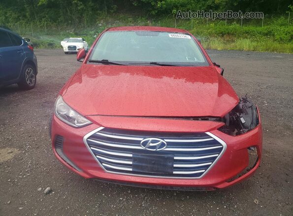 5NPD84LF5HH003623 2017 HYUNDAI ELANTRA Red Դիմացի տեսք