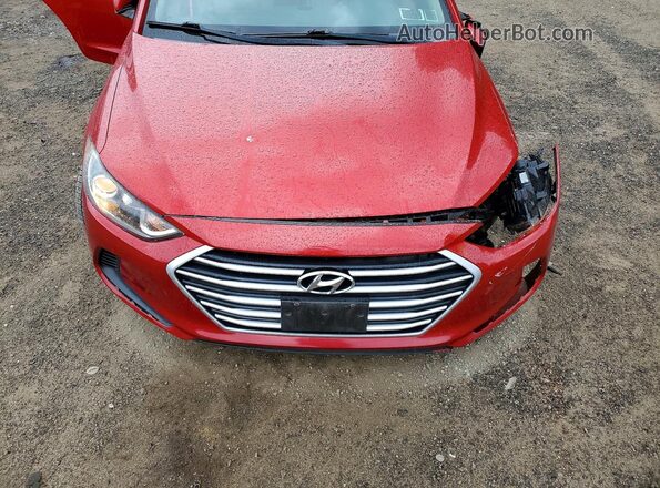 5NPD84LF5HH003623 2017 HYUNDAI ELANTRA Red Սալոնի հետևի տեսք