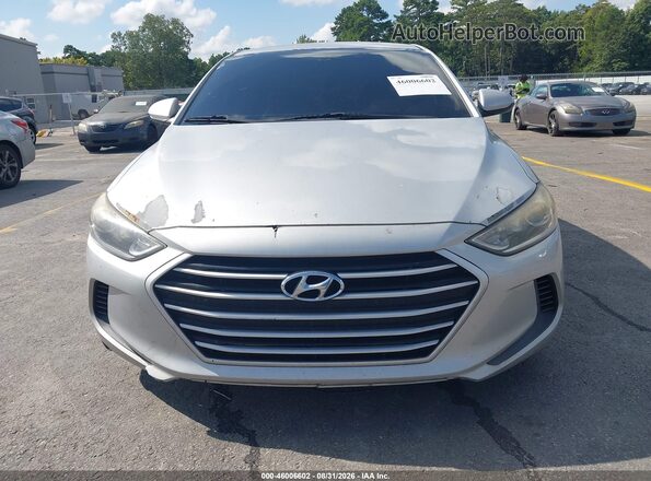 5NPD84LF5HH004318 2017 HYUNDAI ELANTRA Silver Вид щитка приладів