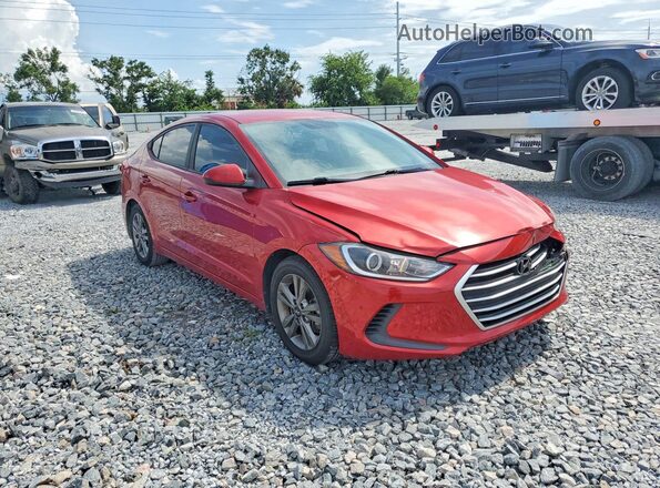 5NPD84LF5HH005565 2017 HYUNDAI ELANTRA Red Przód prawy