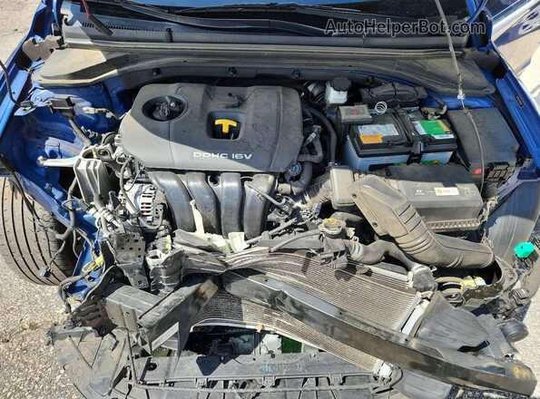 5NPD84LF5HH008837 2017 HYUNDAI ELANTRA Blue Rear interior view