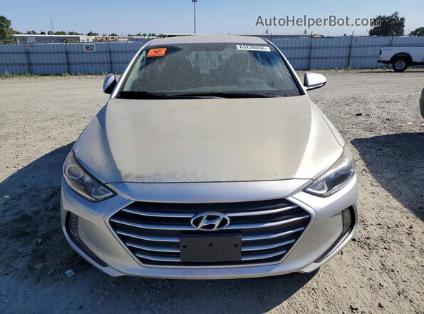 5NPD84LF5HH012581 2017 HYUNDAI ELANTRA Silver წინა ხედი