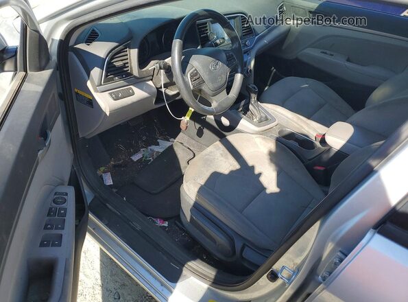 5NPD84LF5HH012581 2017 HYUNDAI ELANTRA Silver წინა პანელის ხედი