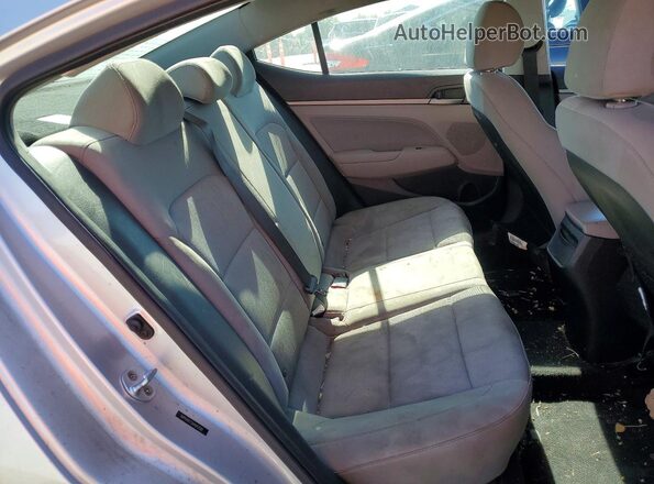 5NPD84LF5HH012581 2017 HYUNDAI ELANTRA Silver უკანა სავარძლების ხედი