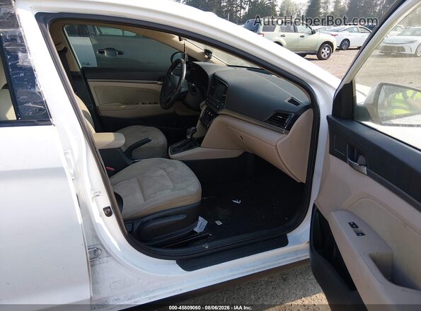 5NPD84LF5HH015772 2017 HYUNDAI ELANTRA White Front interior view