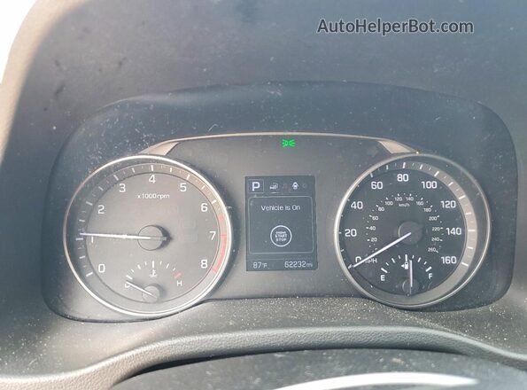 5NPD84LF5HH035634 2017 HYUNDAI ELANTRA Silver Widok zestawu wskaźników
