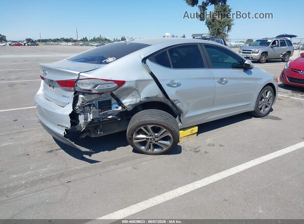 5NPD84LF5HH038310 2017 HYUNDAI ELANTRA Silver Rear right