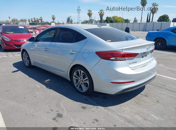 5NPD84LF5HH038310 2017 HYUNDAI ELANTRA Silver Rear left