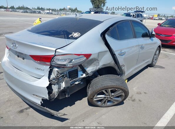 5NPD84LF5HH038310 2017 HYUNDAI ELANTRA Silver Front view