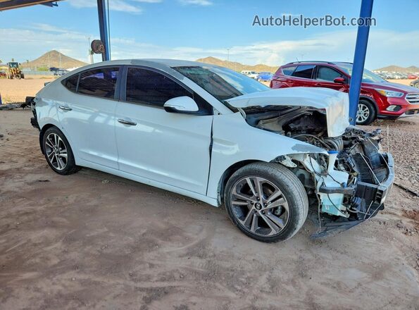 5NPD84LF5HH040249 2017 HYUNDAI ELANTRA White Przód prawy