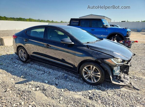 5NPD84LF5HH048111 2017 HYUNDAI ELANTRA Black Front right