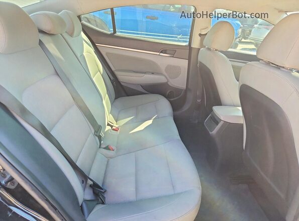5NPD84LF5HH048111 2017 HYUNDAI ELANTRA Black Rear seats view