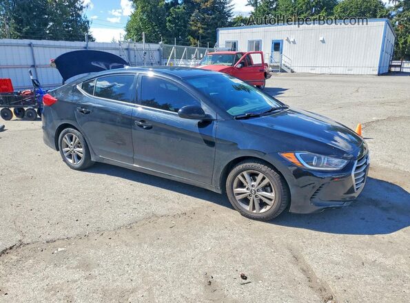 5NPD84LF5HH050019 2017 HYUNDAI ELANTRA Black Delantero derecho