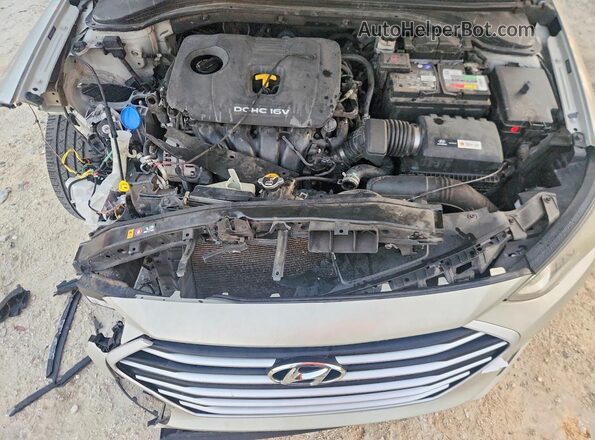 5NPD84LF5HH056743 2017 HYUNDAI ELANTRA Silver Սալոնի հետևի տեսք