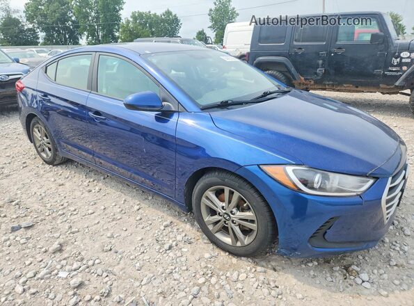 5NPD84LF5HH064759 2017 HYUNDAI ELANTRA Blue წინა მარჯვენა