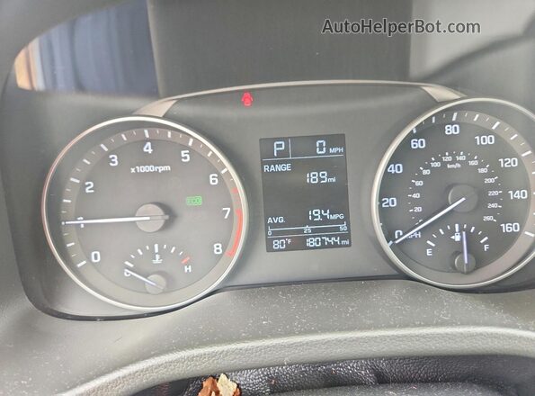 5NPD84LF5HH064759 2017 HYUNDAI ELANTRA Blue ხელსაწყოთა პანელის ხედი