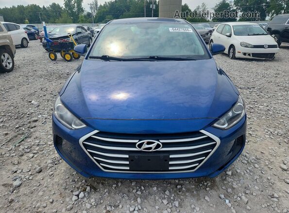 5NPD84LF5HH064759 2017 HYUNDAI ELANTRA Blue წინა ხედი