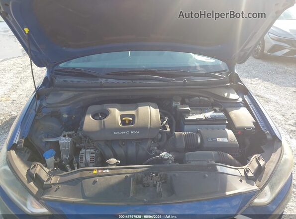 5NPD84LF5HH066768 2017 HYUNDAI ELANTRA Blue Rear view