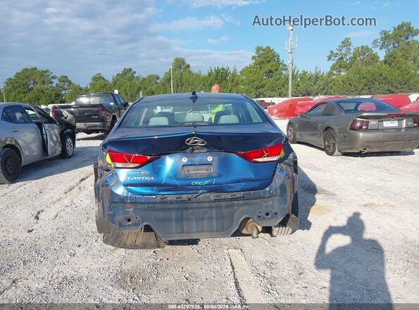 5NPD84LF5HH066768 2017 HYUNDAI ELANTRA Blue 
