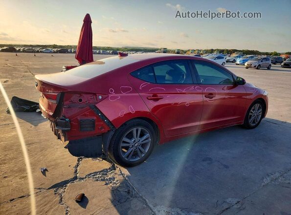 5NPD84LF5HH067225 2017 HYUNDAI ELANTRA Красный Задняя правая четверть