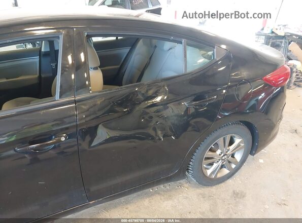 5NPD84LF5HH097356 2017 HYUNDAI ELANTRA Black წინა ხედი