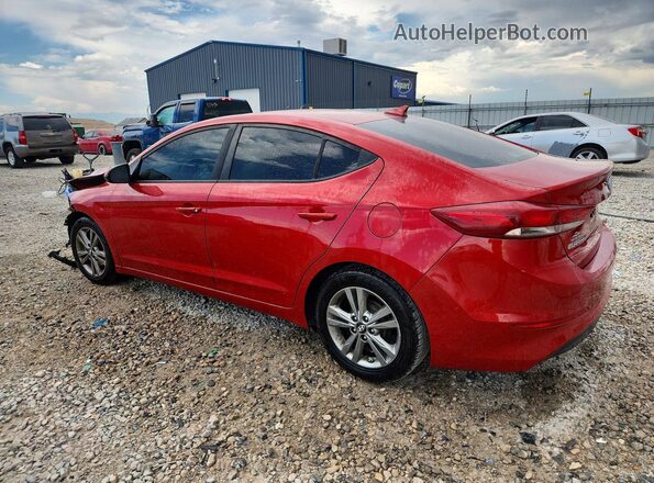 5NPD84LF5HH098250 2017 HYUNDAI ELANTRA Red უკანა მარცხენა